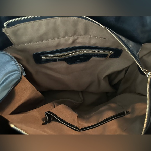 Jean Louis Scherrer VEGAN LEATHER large black studded tote - Picture 5 of 7